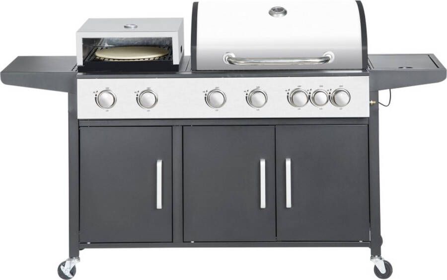 Summ – Salvatore – Zwart Staal – Barbecue – BBQ– Pizza Oven – Grill – BBQ Grill Stevig staal – Smoker – Gasbarbecue – Stijlvol