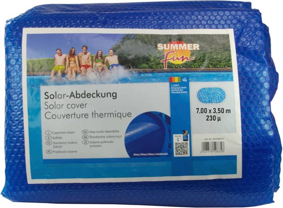 Summer Fun Summer-Fun-Zomerzwembadhoes-solar-ovaal-700x350-cm-PE-blauw