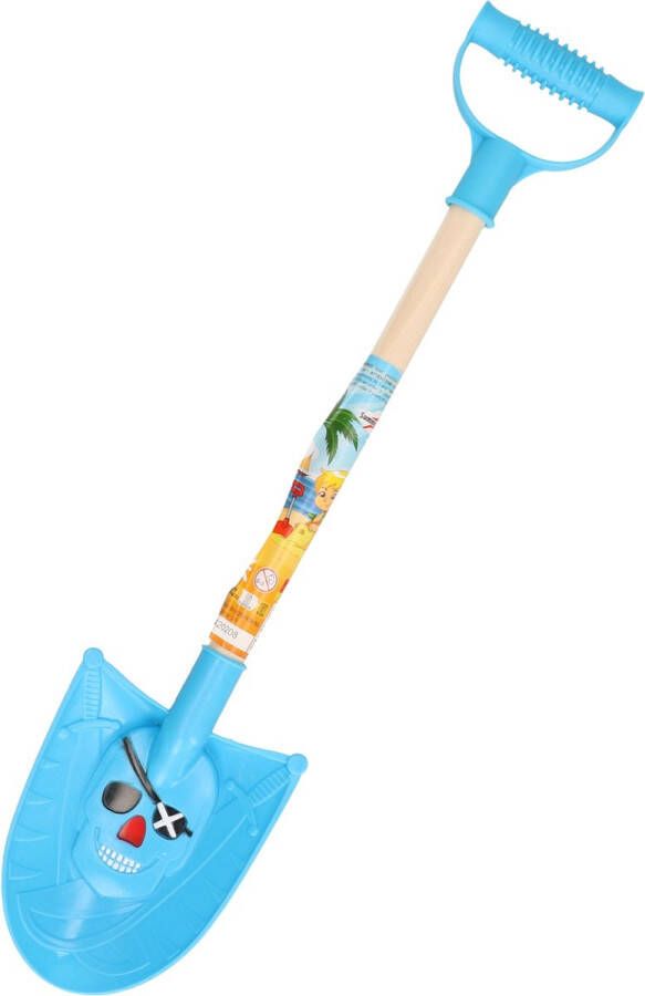 Summerplay Speelgoed piraten schep voor kinderen punt kunststof blauw 49 cm Speelgoedschepjes