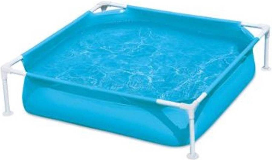 Coppens Summer waves zwembad small frame 122 X 122 X 30 cm blauw
