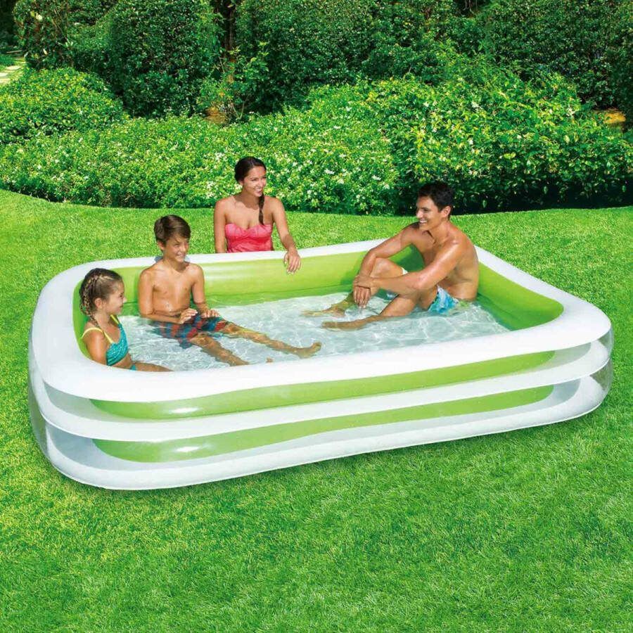 Coppens Summer waves zwembad familie deluxe 2-Rings 262 X 175 X 46 cm