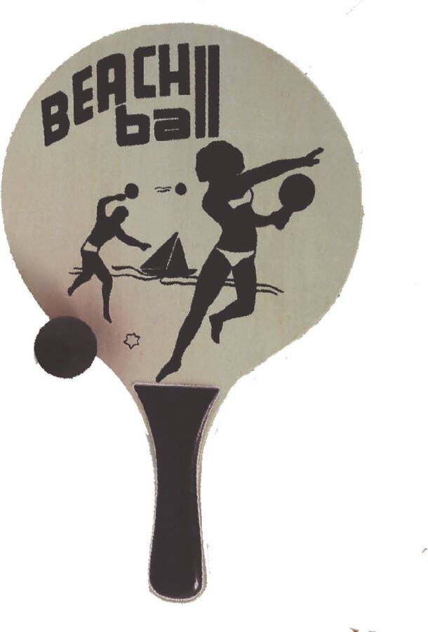 Summerplay Beachball Set Natural zwart