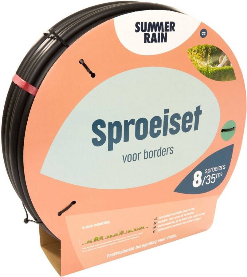 SummerRain beregeningssysteem sproeiset borders 8 sproeiers 35 m²