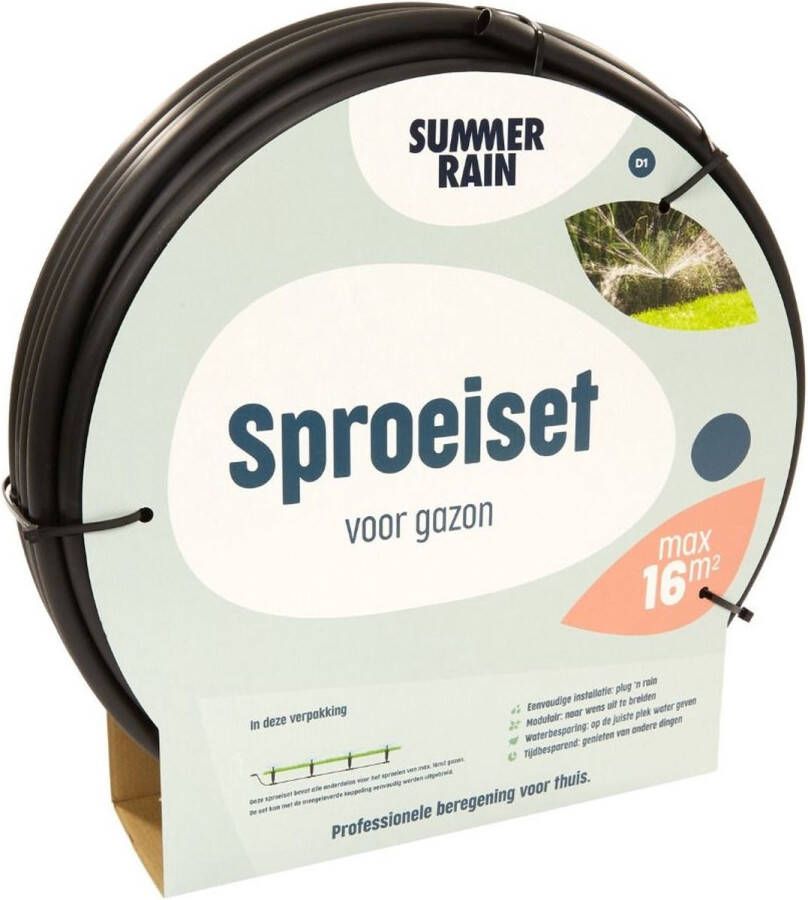 SummerRain beregeningssysteem sproeiset gazon 4 sproeiers 16 m²