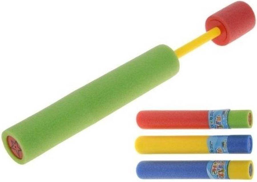 Summertime 5x Waterpistool van foam 44 cm Waterpistolen waterspuiten voor kinderen Buitenspeelgoed waterspeelgoed
