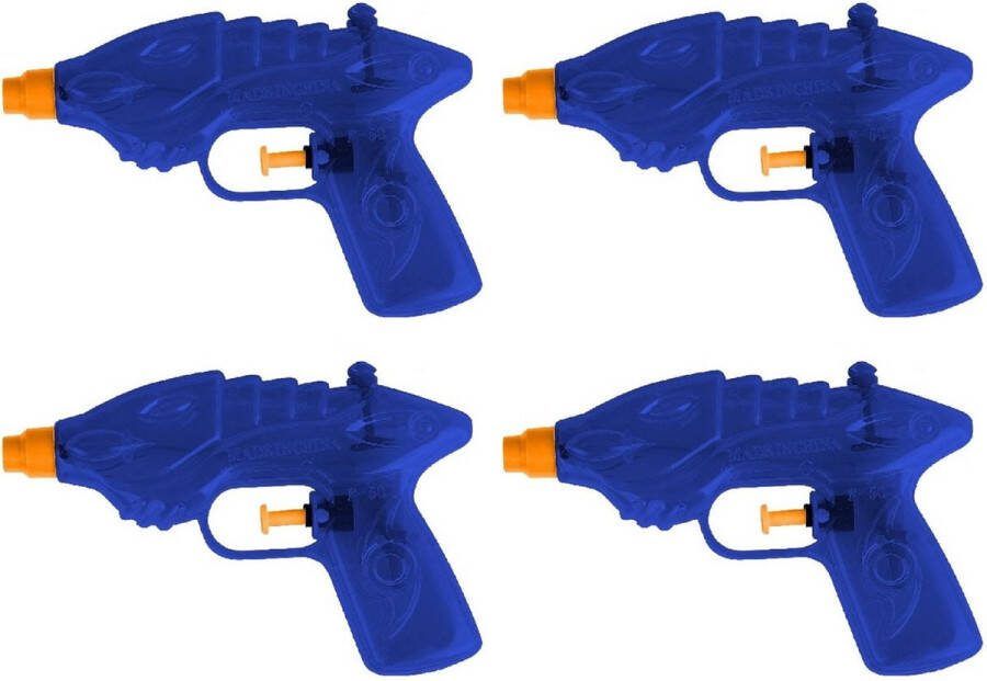 Summertime 5x Waterpistool waterpistolen blauw 16 5 cm