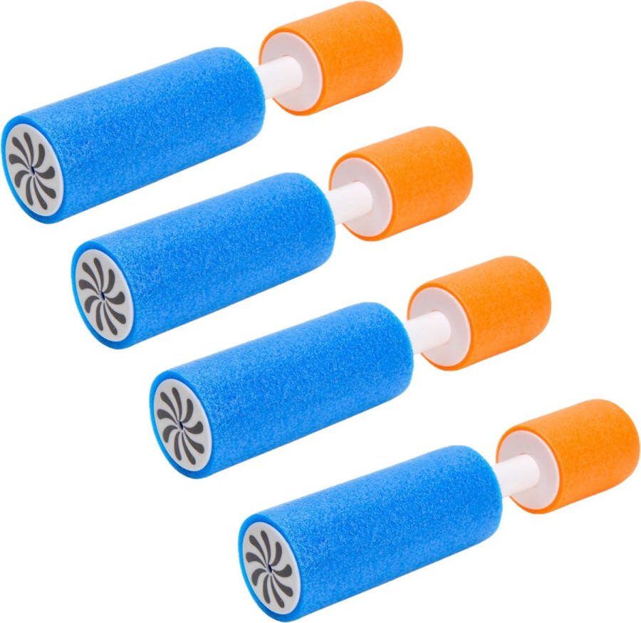 Summertime 6x stuks waterpistool van foam 15 cm waterspuiten