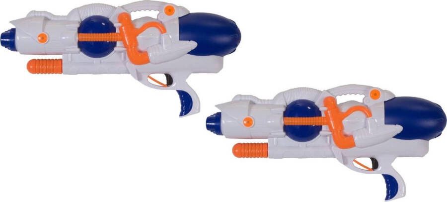 Summertime Waterpistool waterpistolen wit blauw 38 cm Waterpistolen