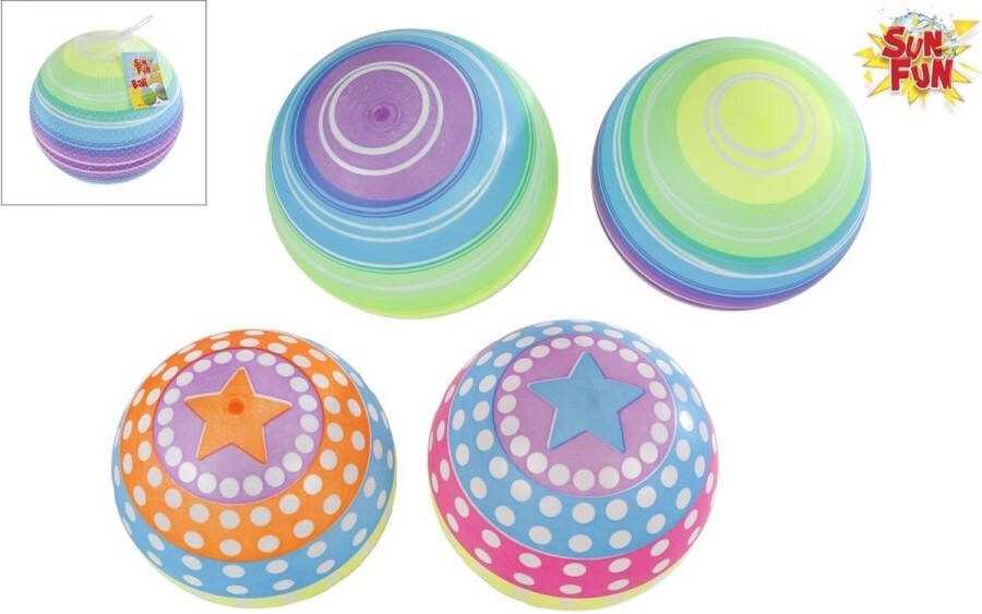 Sun Fun bal 23cm assortie