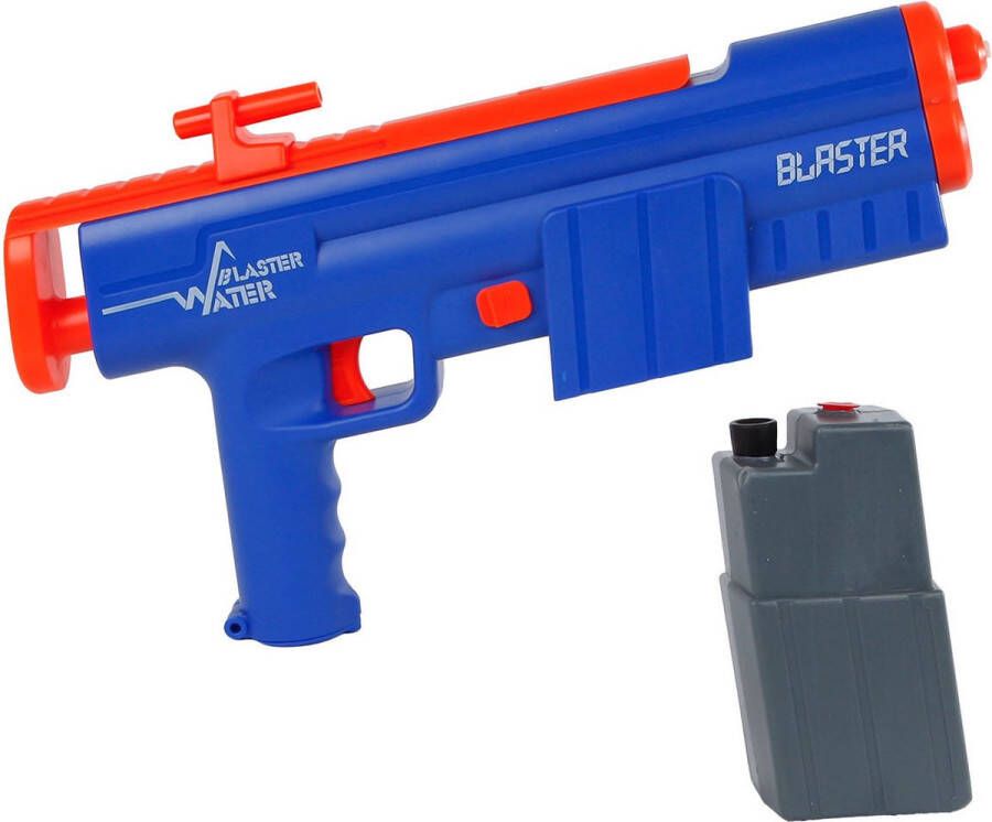 Coppens Sun Fun waterpistool elektrisch 34 5cm blauw oranje