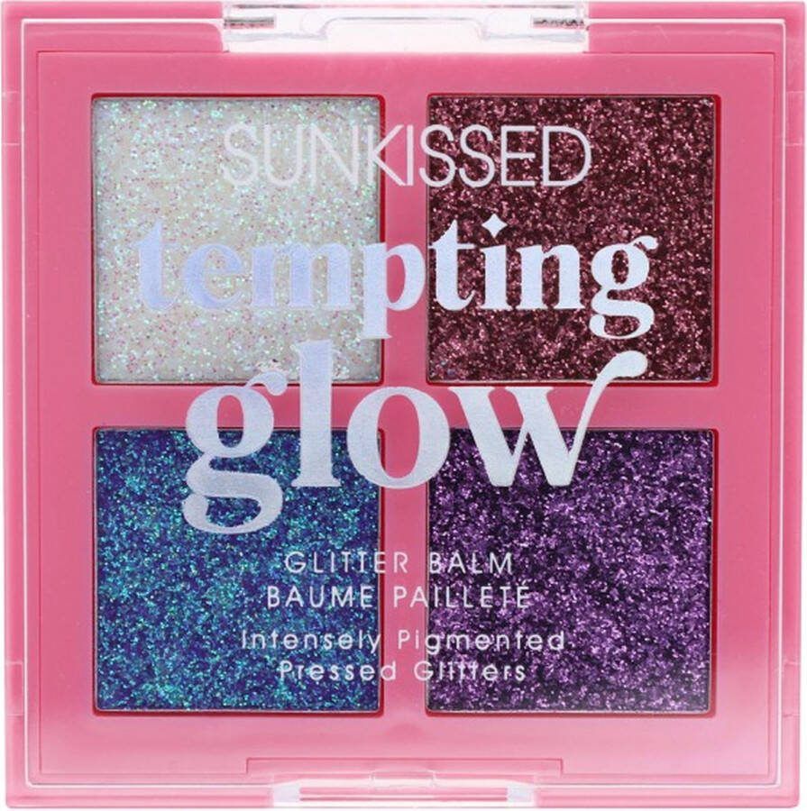 Sun Kissed Sunkissed Glitter Balm Oogschaduw Palette Tempting Glow