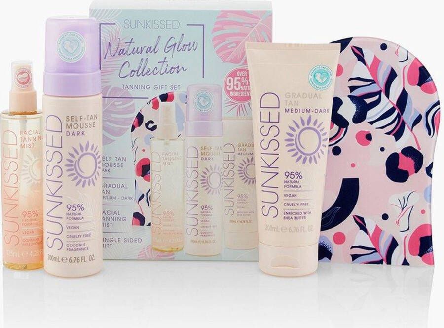 Sun Kissed Sunkissed Natural Glow Collection Zelfbruiner Geschenkset Dark