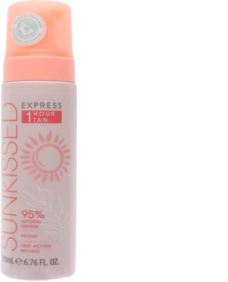 Sun Kissed Sunkissed Self Tan Mousse 200ml Express 1 Hour