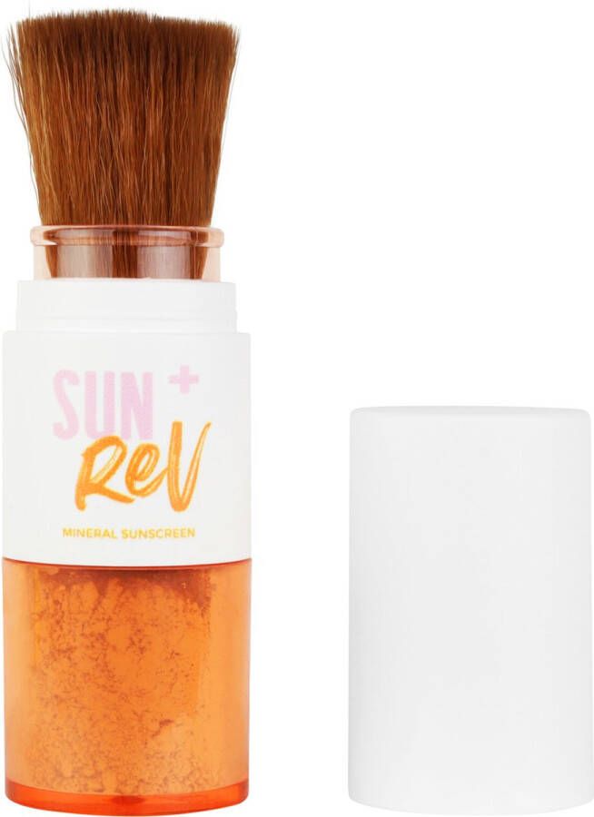 Sun-Rev Minerale Zonnebrand Poeder Brush SPF30