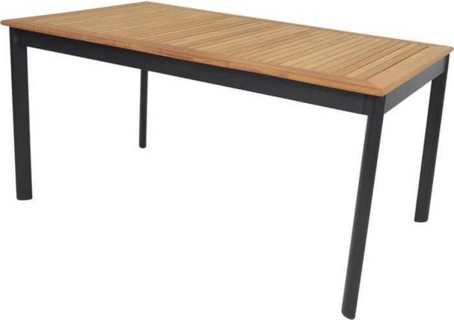 Sunburst Monza dinertafel Zwart Bruin