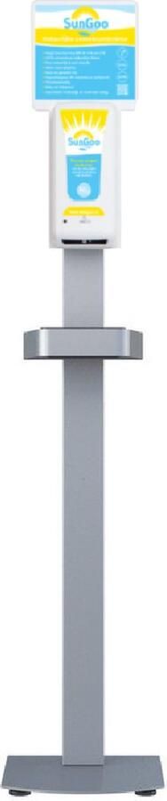 Sungoo standaard voor de Pure & Natural Suncream dispenser zonnebrand SPF smeerpaal