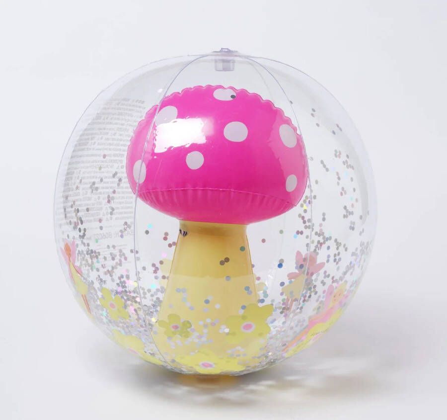 SunnyLife Kids Inflatable Games 3D Strandbal Mima the Fairy Lemon Lilac Kunststof Multicolor
