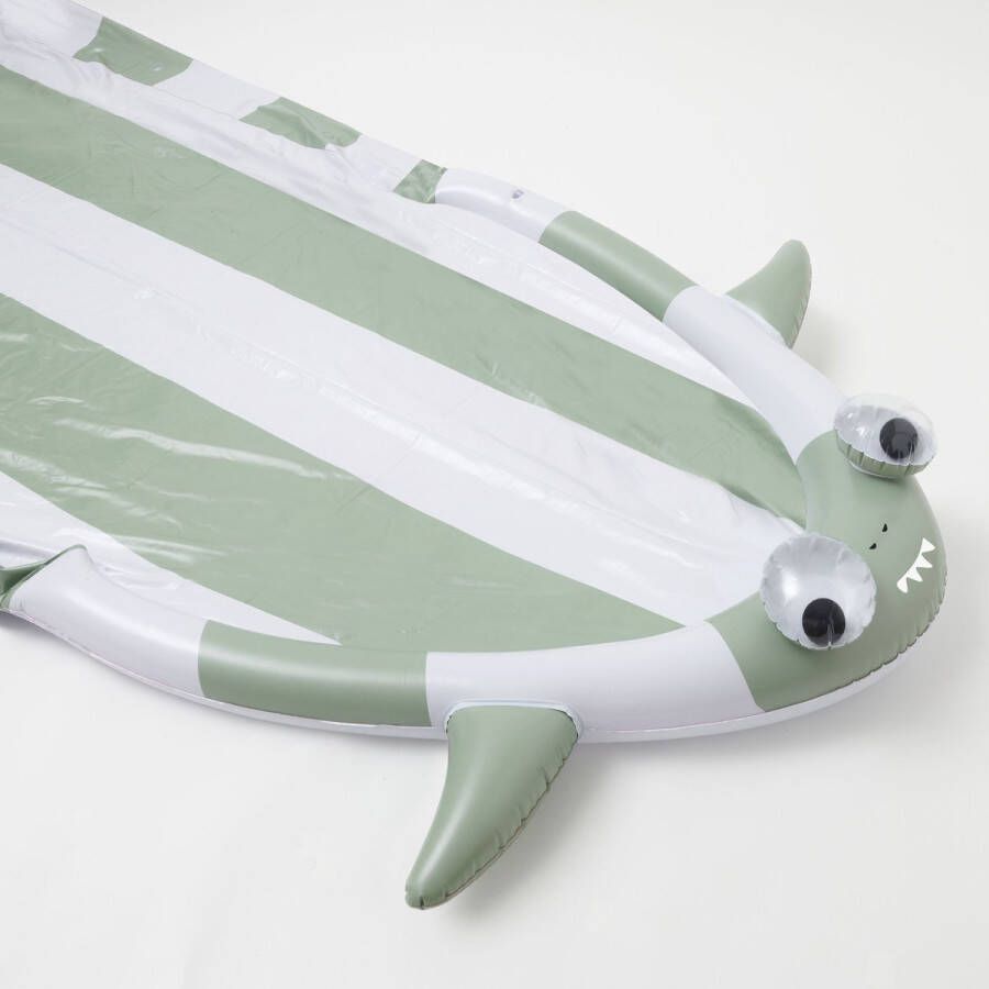 SunnyLife Inflatable Games Glijbaan Shark Tribe Khaki