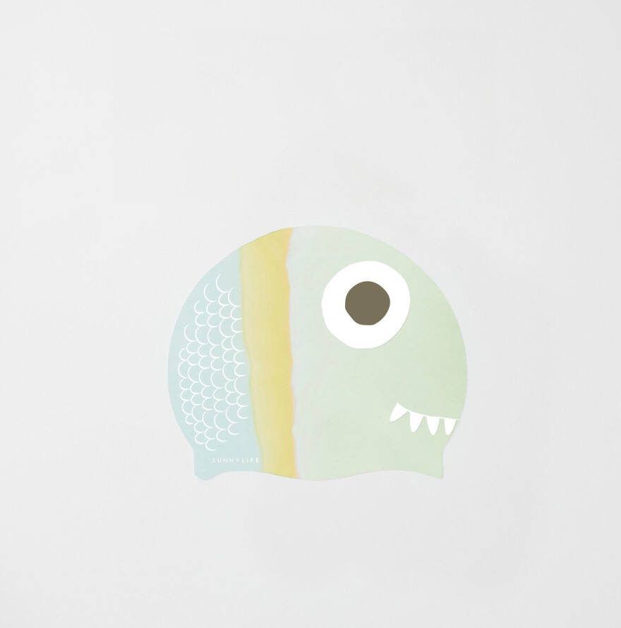 SunnyLife Kids Swimtime Badmuts Monty the Monster Siliconen Groen