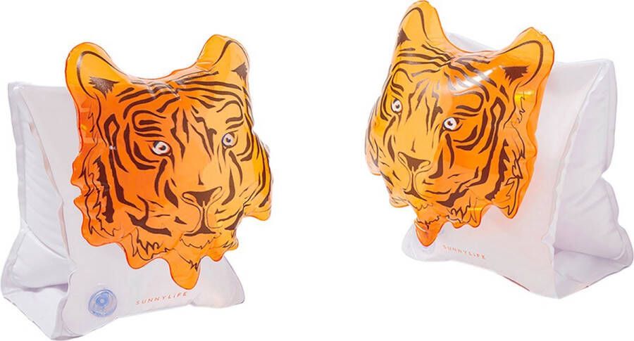 SunnyLife Little koekies Zwembandjes Tully the tiger Tijger 3-6 Jaar max30KG zwemvleugels zwemmen