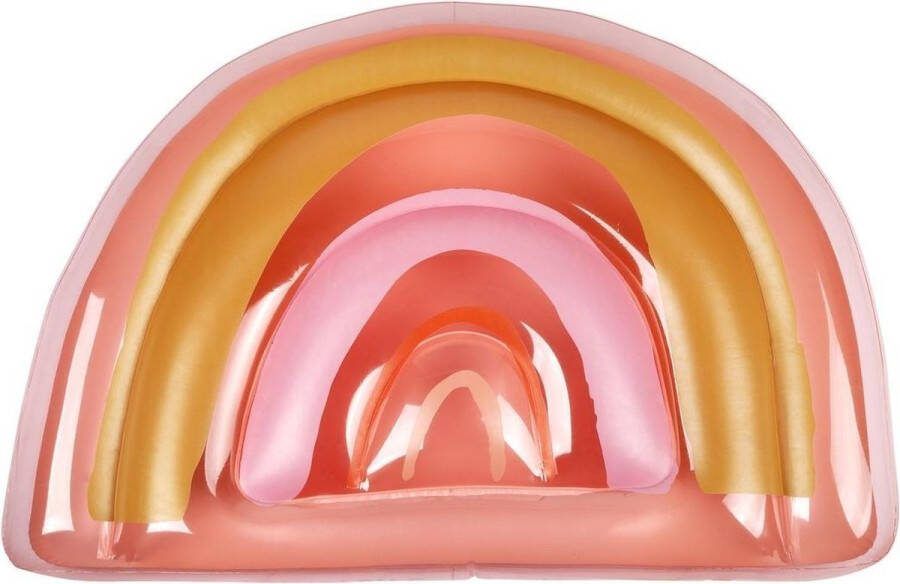 SunnyLife Pool Floats Luchtbed Regenboog Kunststof Multicolor