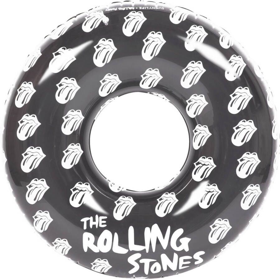 SunnyLife Rolling Stones Zwemband PVC Zwart