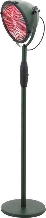 Sunred – Indus Ultra lijn Groen – Staand model- Terrasverwarmer Infraroodstraling 2100 W – 5 standen – ECO – Smart Elektrische heater – Afstand bestuurbaar – Slimme heater