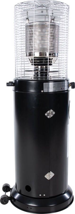 Sunred Propus Lounge Heater Zwart LH15B Terrasverwarmer gas staand verrijdbaar tot 11.000 W