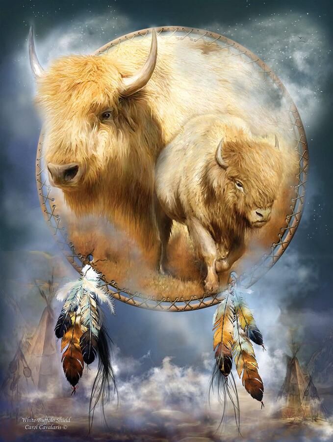 Sunsout legpuzzel 500 XL puzzel met grotere stukken Spirit of the White Buffalo