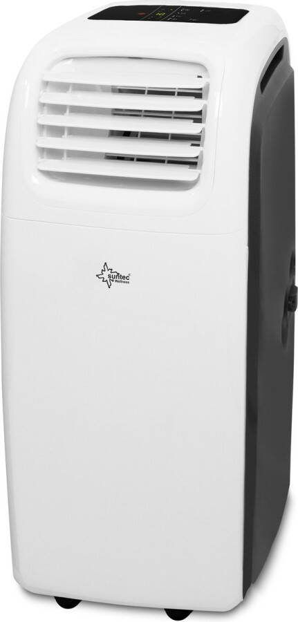 Suntec Wellness SUNTEC Transform 12.000 Eco R290 Mobiele lokale airconditioner Airco voor ruimten tot 60 m² Luchtafvoerslang Koeler & ontvochtiger met ecologisch koelmiddel 12.000 BTU h 3500 Watt Voor huis & kantoor