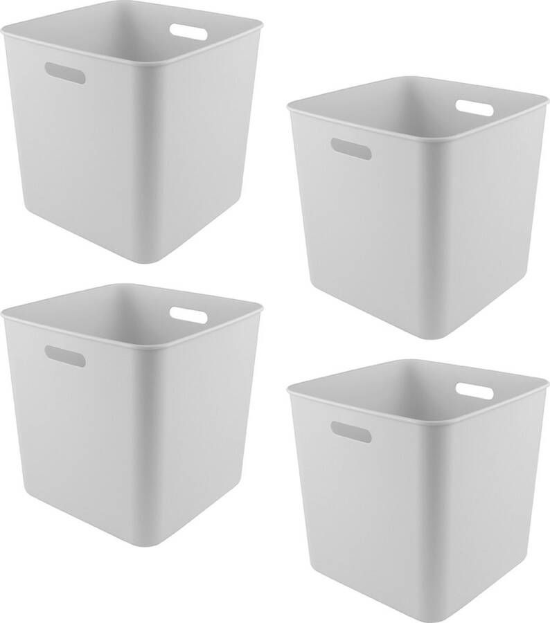 Sunware Basic kubus box wit Set van 4