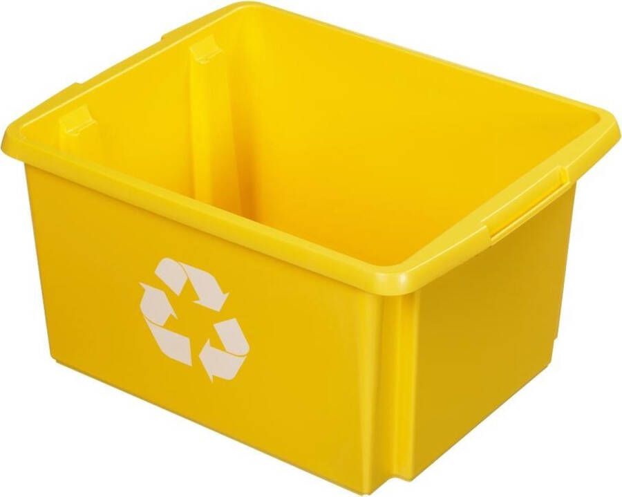 Sunware Nesta Eco Opbergbox voor afvalscheidingssysteem 32L geel