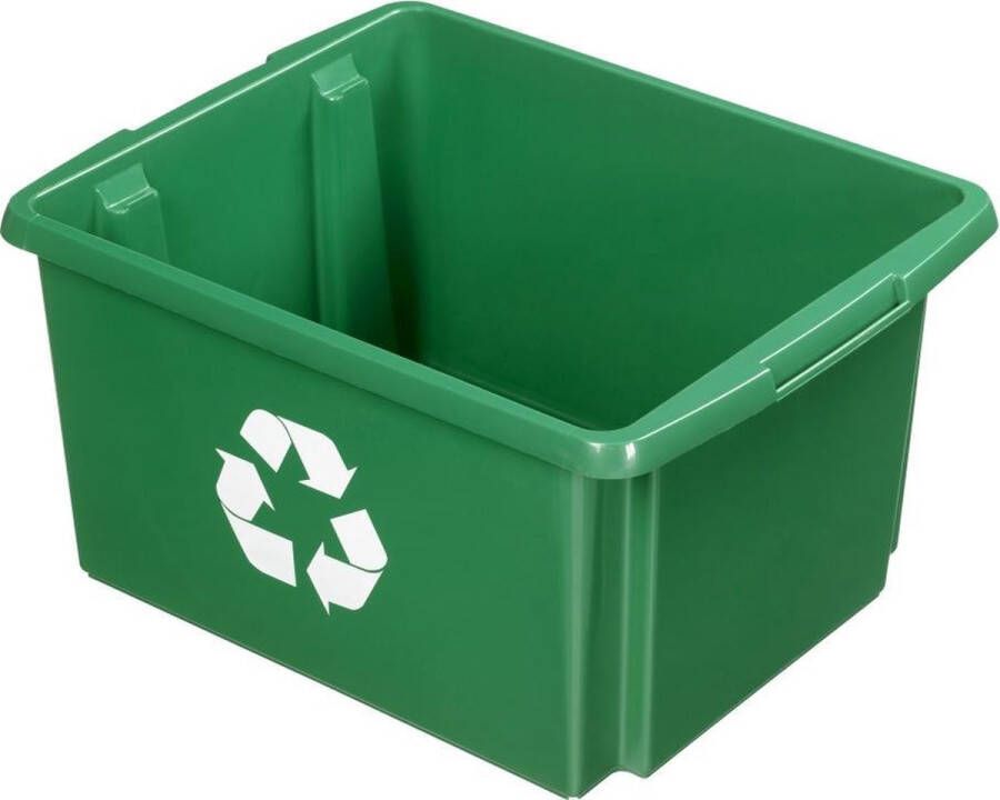 Sunware Nesta Eco Opbergbox voor afvalscheidingssysteem 32L groen