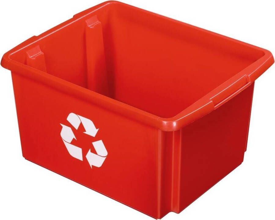 Sunware Nesta Eco Opbergbox voor afvalscheidingssysteem 32L rood