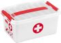 Sunware Q-line EHBO doos met inzet 6L wit rood 30 x 20 x 14 7 cm - Thumbnail 1