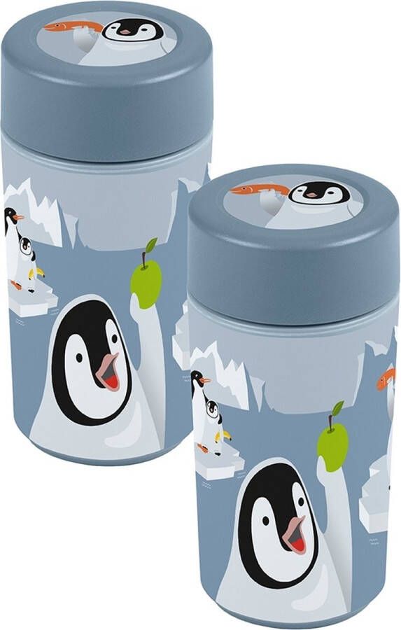 Sunware Sigma home Food to go drinkbeker Pinguin Set van 2