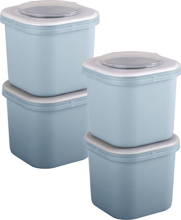 Sunware Sigma home Food to go lunchbakje set van 2 blauw Set van 2