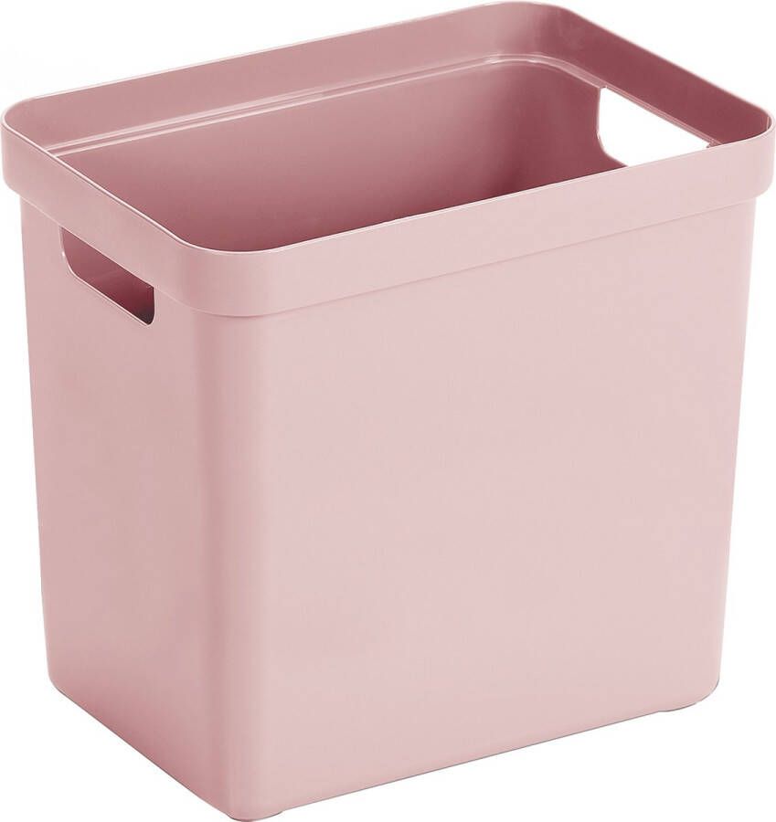Sunware Sigma home opbergbox 25L roze 35 x 24 6 x 36 3 cm