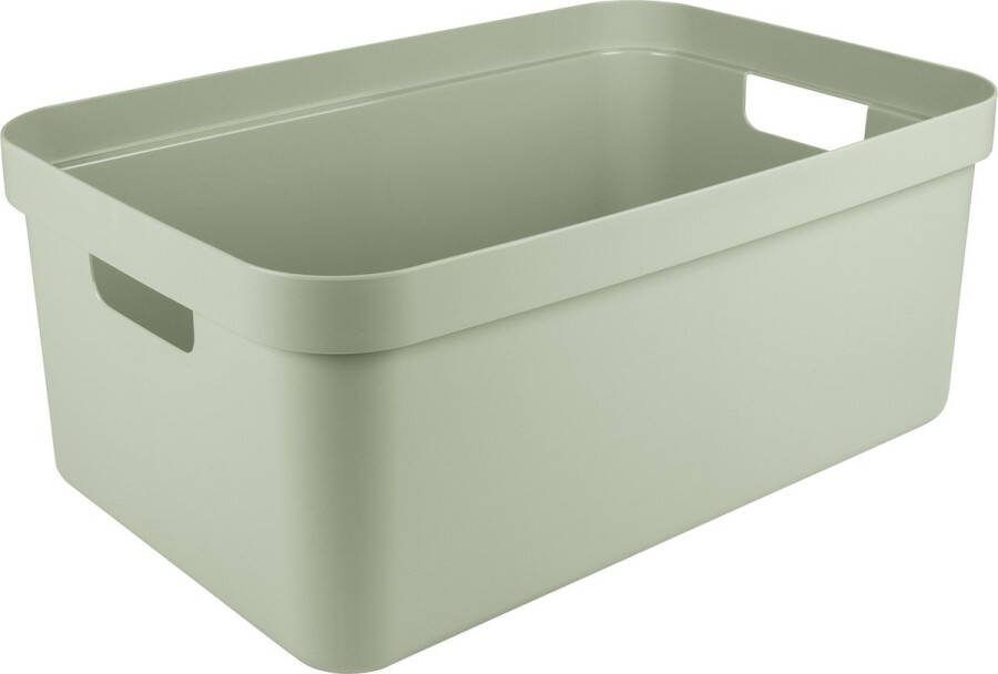 Sunware Sigma home opbergbox 45L groen