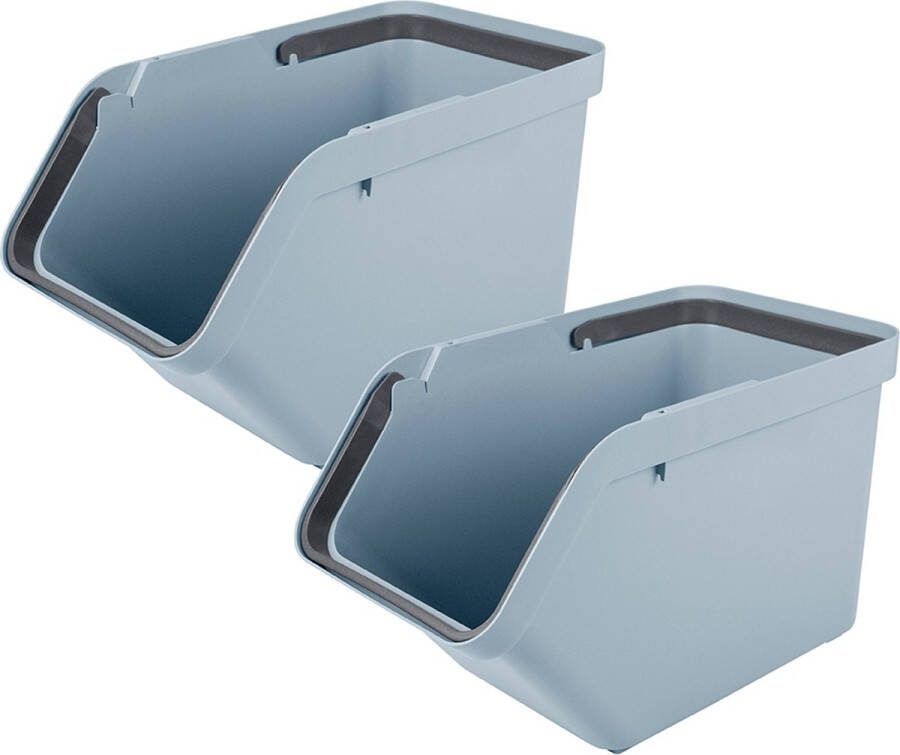 Sunware Sigma home sorteer unit 30L blauw Set van 2