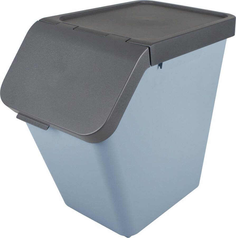 Sunware Sigma home sorteer unit 40L blauw met deksel