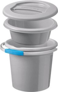 Sunware Water-line Set: Emmer Afwasbak En Deksel
