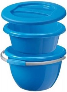 Sunware Water-line schoonmaak set groot 9L&14L blauw