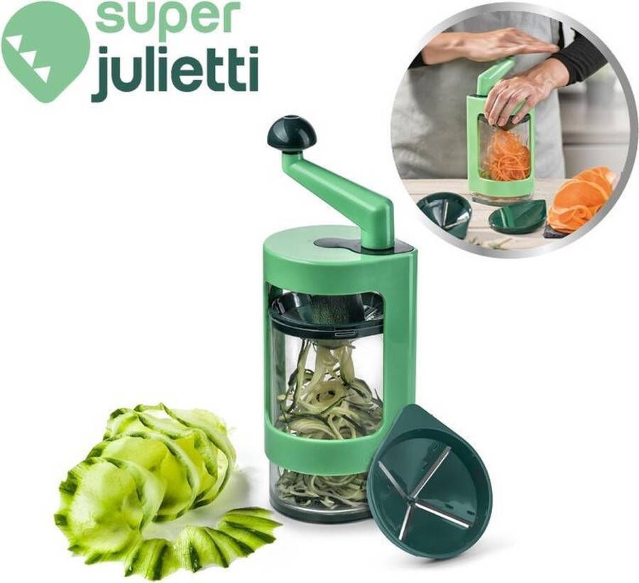 Genius 6-delige groentesnijder Super Julietti Groen