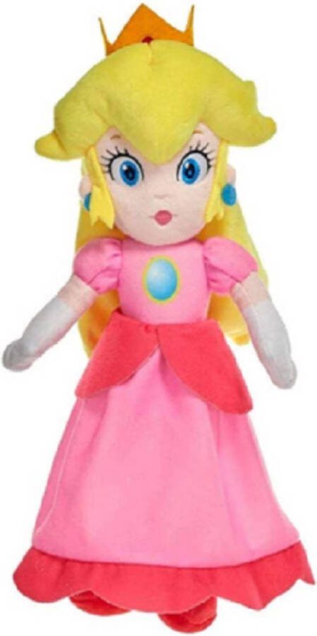 Peach – Super Mario Pluche Knuffel 38 cm {Nintendo Plush Toy Speelgoed knuffelpop voor kinderen jongens meisjes Mario Luigi Toad Donkey Kong Yoshi Bowser Peach}