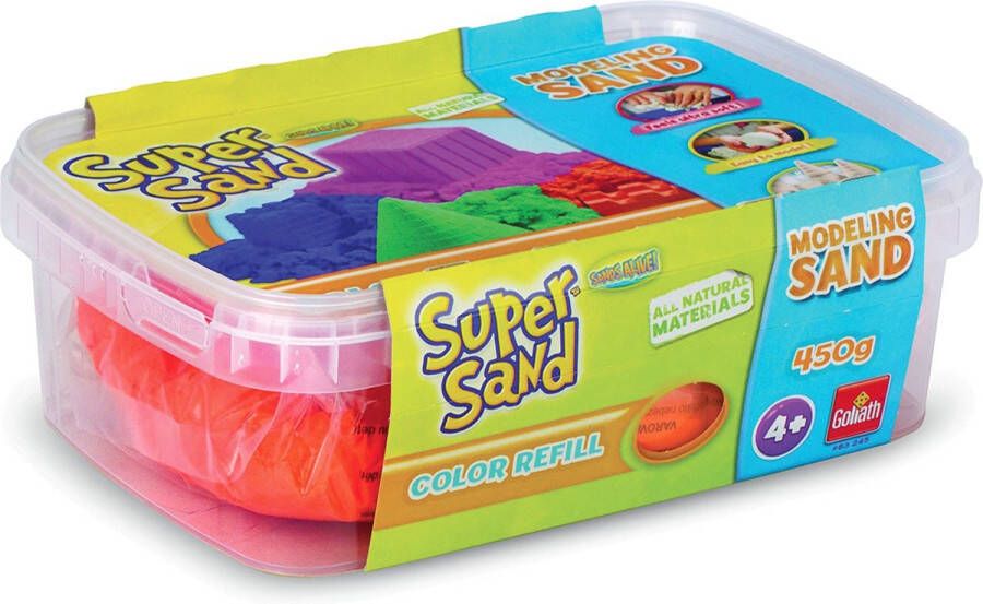 Goliath Super Sand speelzand oranje 450 gram