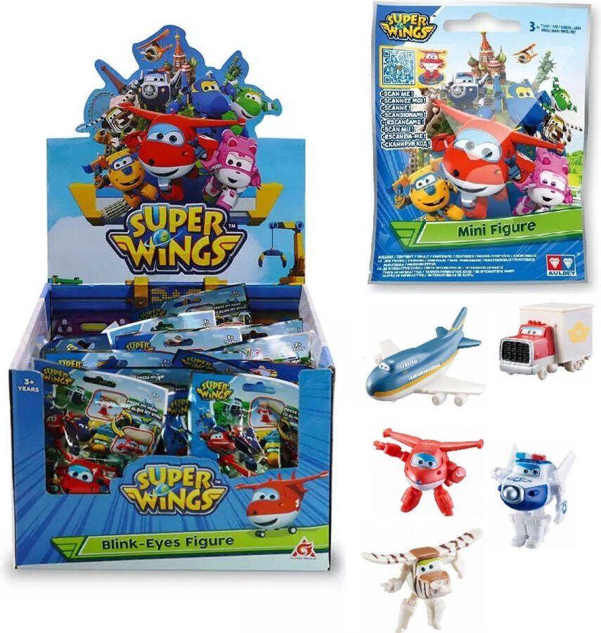 Super Wings verrassingszakje 5 cm groot 1 zakje Blind Bag Surprise Verzamel ze alle 18 Speelfiguren