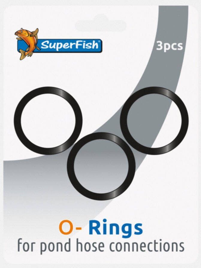 SuperFish O-ringen voor vijverslang verbindingen 3 stuks