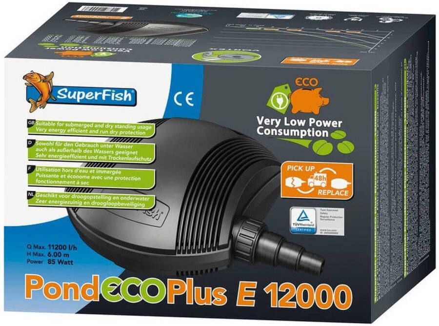 Warentuin Superfish Pond Eco Plus E 12.000-85 W