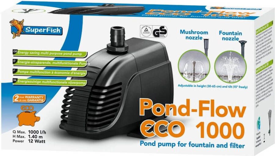 Warentuin Superfish Pond Flow Eco 1000